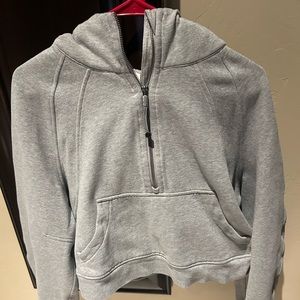 Perfect condition! Crop half-zip Lululemon sweatshirt!